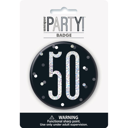 50th Birthday Black Badge