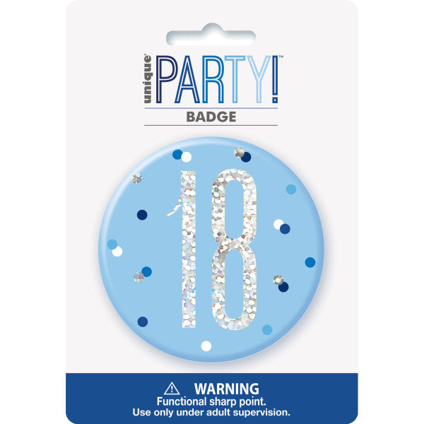 18th Birthday Blue Badge