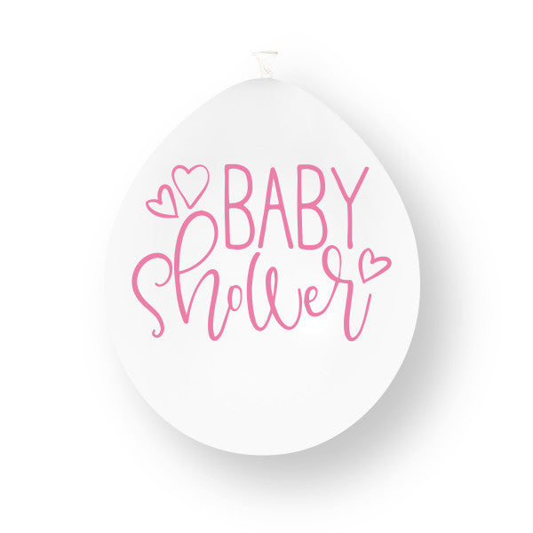Pink Baby Shower Balloons