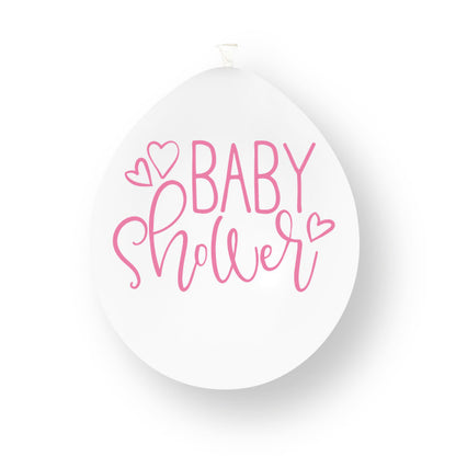 Pink Baby Shower Balloons