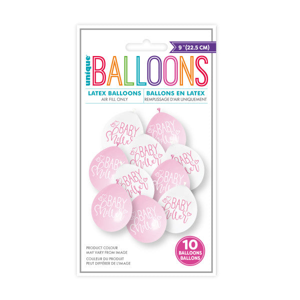 Pink Baby Shower Balloons
