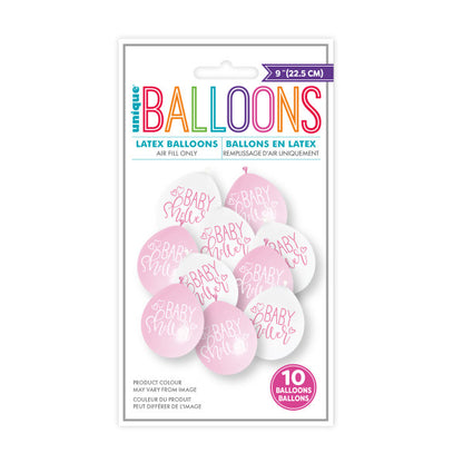 Pink Baby Shower Balloons