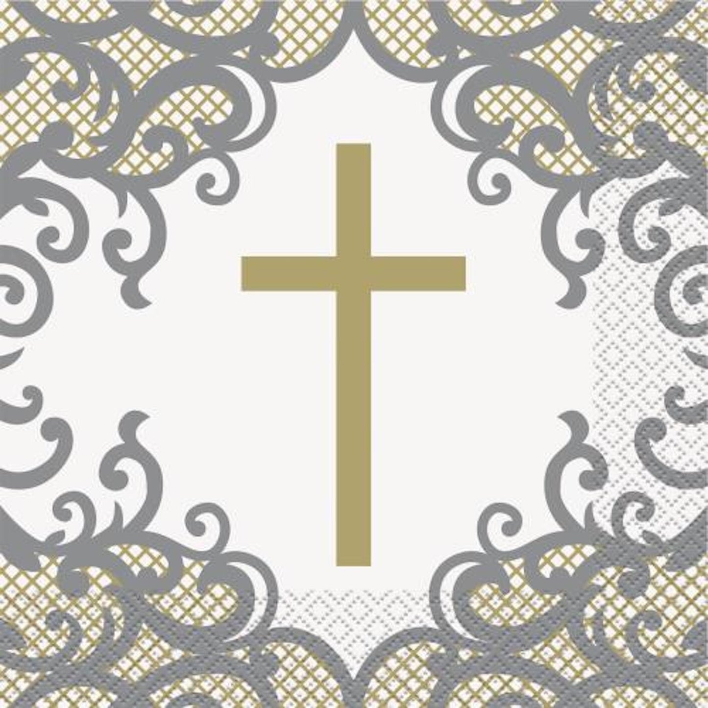 Gold Cross Napkins