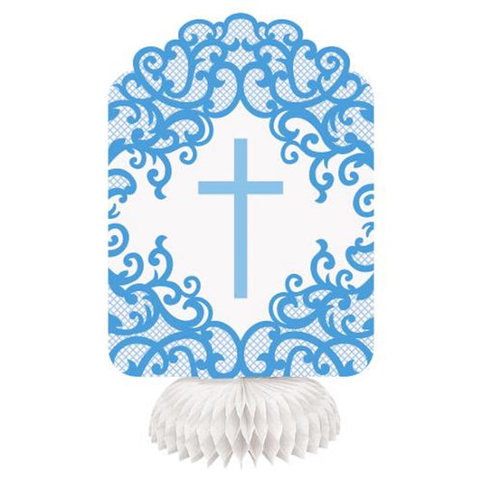 Blue Cross Honeycomb Centrepiece