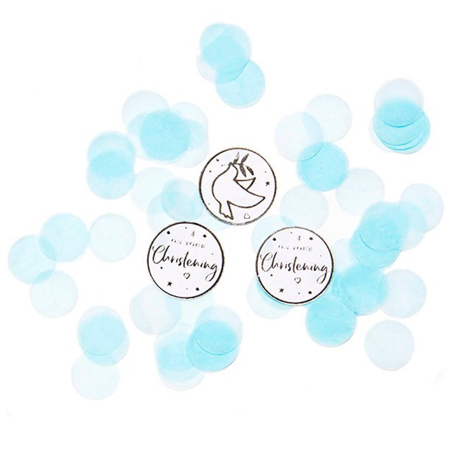 Blue On Your Christening Confetti