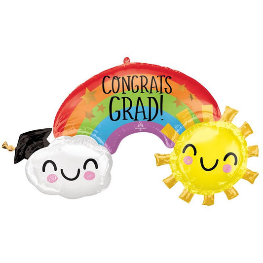 Graduation Rainbow Balloon