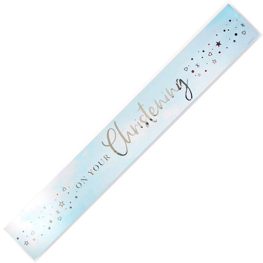 Blue On Your Christening Banner