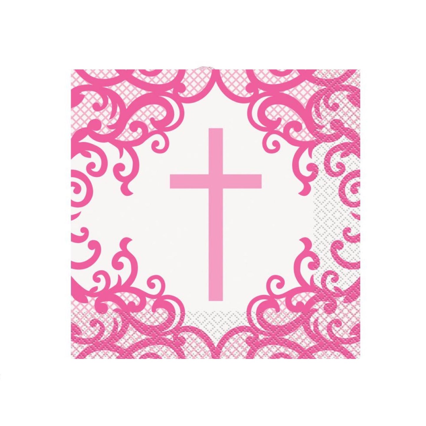 Pink Cross Napkins