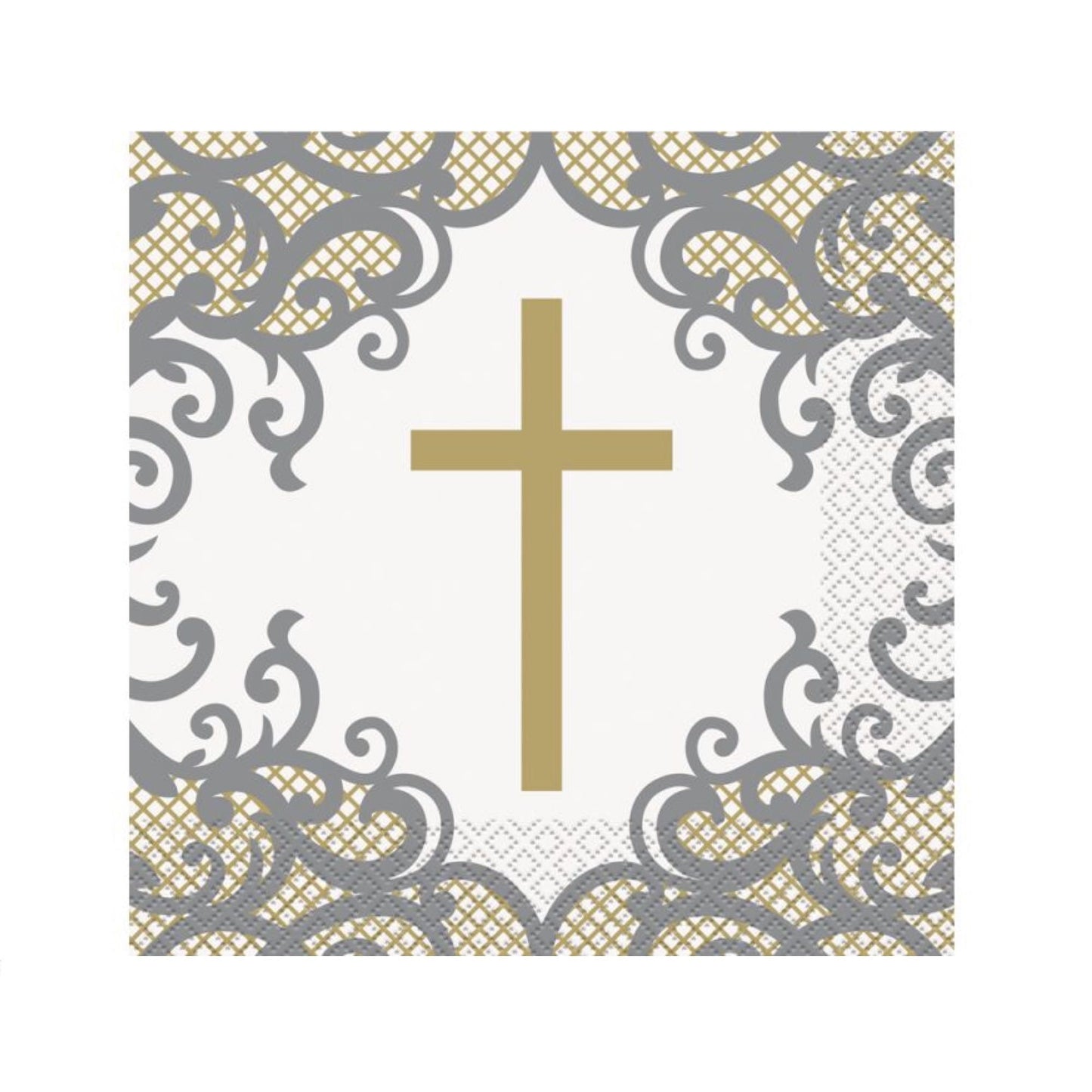 Gold Cross Napkins