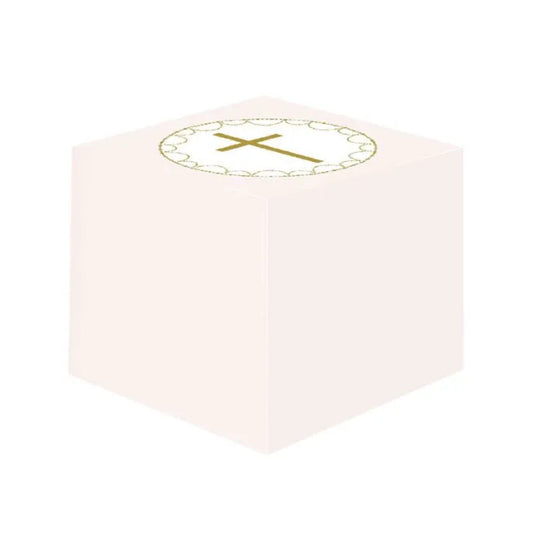 Pink Cross Favour Boxes