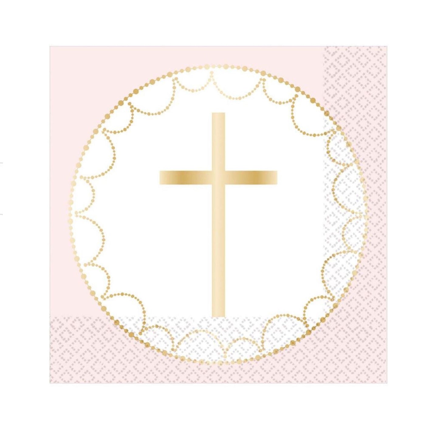 Pink Cross Napkins
