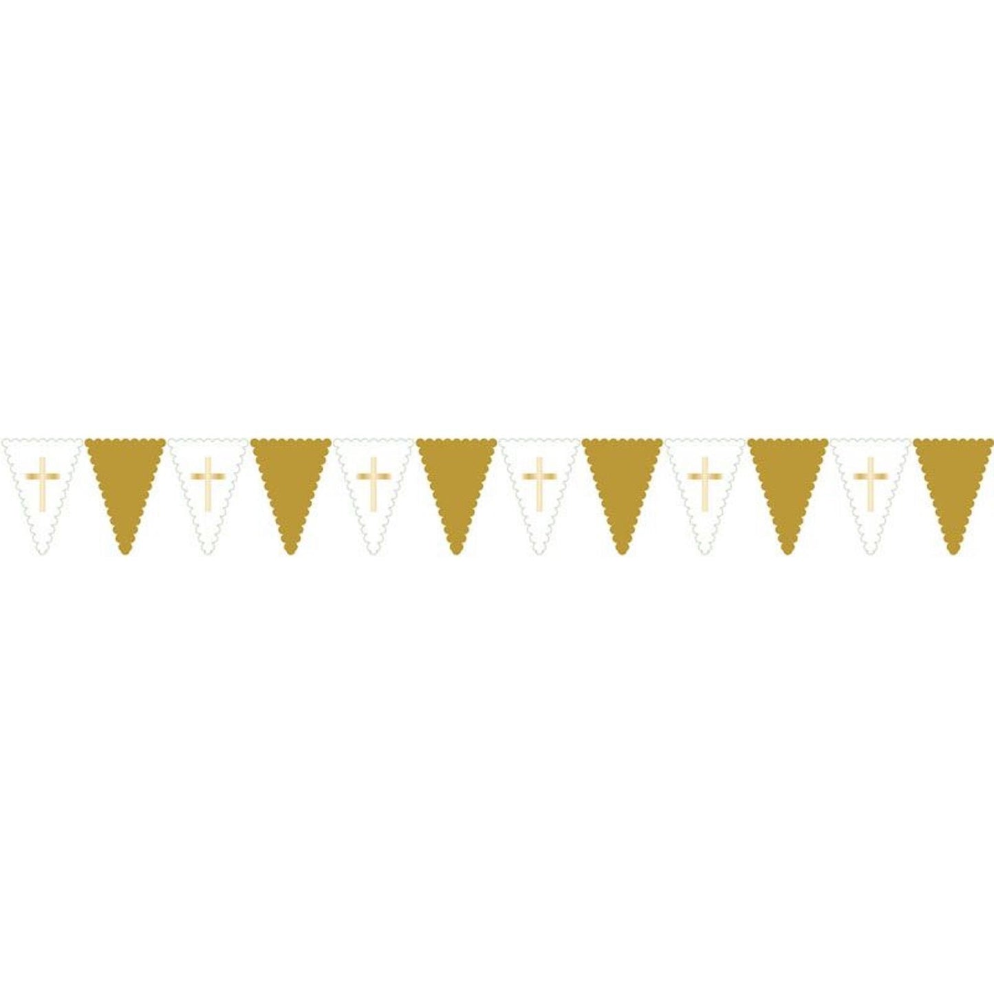 Gold Cross Bunting