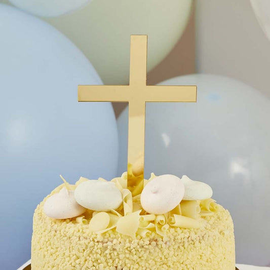 Acrylic Cross Cake Topper