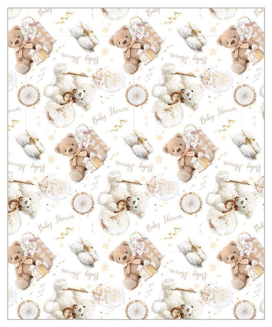 2 Baby Shower Wrapping Paper Sheets - baby wrapping paper sheet baby shower wrapping paper, baby shower gift wrap gender neutral baby shower